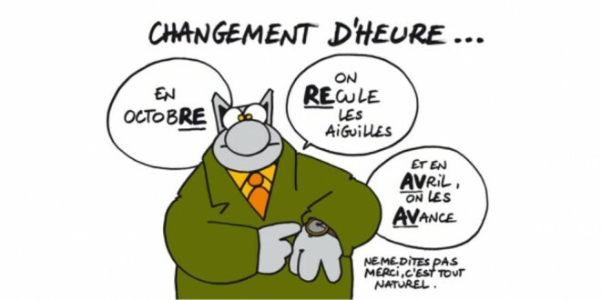 Changement d'heure d'hiver 2026