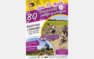 Randonnées 80ème Anniversaire de la libération de la Provence