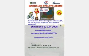 MARTIGUES - Concentration route Souvenir Stanis Kowalczyk