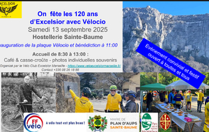 !!! ANNULE !!! En raison de prévisions météorologiques dégradées prévues pour le samedi 13 octobre, nous sommes au regret d'annuler notre événement 'Les 120 ans d'Excelsior'. 