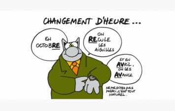 Changement d'heure d'hiver 2026